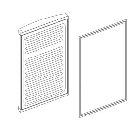 Hausmeister HM 3192 fagyasztó ajtó fehér, ajtó gumival 