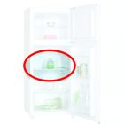 Hűtőszekrény HM3220 HM3105 HM3105E üveg polc hűtőrészben 404x304mm