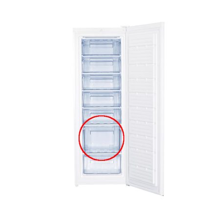 Hausmeister HM 4182 HM 4182E fagyasztó szekrény NAGY fiók