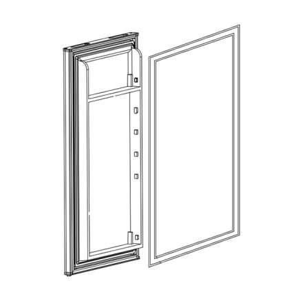 Hausmeister HM 3108H kabinet hűtő ajtó