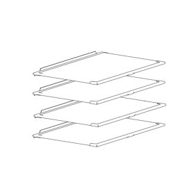   Hausmeister HM 3114 / HM 3114E / HM 3222E / HM 3222N / HM 3223 / HM 3223E / HM 3501 / HM 3501E / HM 3503 / HM 3503E üvegpolc