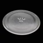 Mikrohullámú sütő üveg tányér CSILLAG közepű 24,5 cm 245mm UNIVERZÁLIS - HM Diana, HM 1025, HM 1027, HM 1028