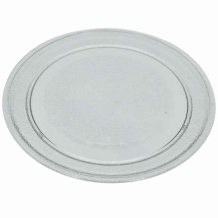 Mikrohullámú sütő üveg tányér sima közepű 24,5 cm 245mm UNIVERZÁLIS - HM Diana, HM 1025, HM Bella  HM 1077, HM 1078, HM 1077A
