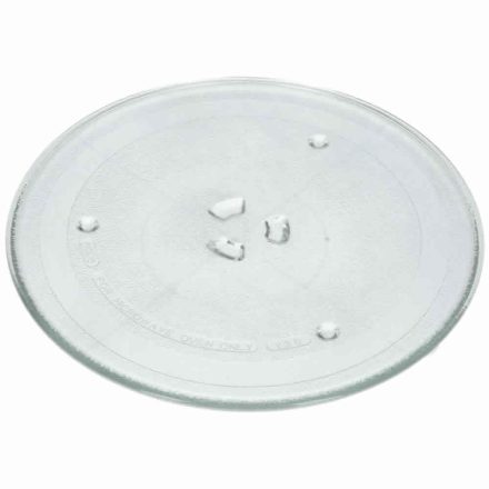 Mikrohullámú sütő üveg tányér csillag közepű 25,5 cm 255mm UNIVERZÁLIS - HM 1020, Gorenje, Mora, Daewoo, Clatronic