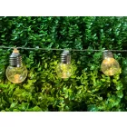 10 LED-es melegfehér solar napelemes fényfüzér GardenMeister GM 3013