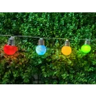 10 LED-es napelemes színes fényfüzér GardenMeister GM 3014