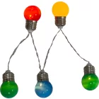 10 LED-es napelemes színes fényfüzér GardenMeister GM 3014