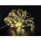 100 LED-es napelemes  meleg fehér fényfüzér GardenMeister GM 3016