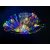 100 LED-es napelemes színes fényfüzér GardenMeister GM 3017