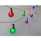 20 LED-es napelemes többszínű gömb fényfüzér GardenMeister GM3019