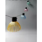 10 LED-es napelemes meleg fehér lámpa dizájn fényfüzér GardenMeister GM 3021