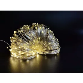   300 LED-es napelemes meleg fehér mini led fényfüzér GardenMeister GM 3023