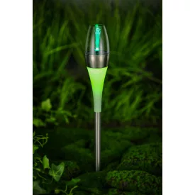   Rozsdamentes acél & műanyag napelemes lámpa Garden Meister GM 3029