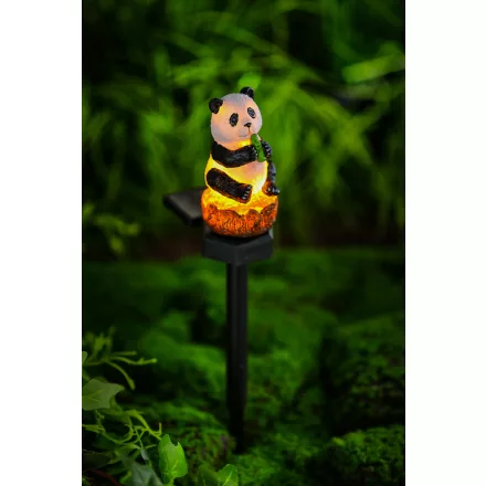 Műanyag pandás napelemes lámpa Garden Meister GM 3031