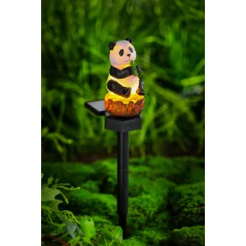 Műanyag pandás napelemes lámpa Garden Meister GM 3031
