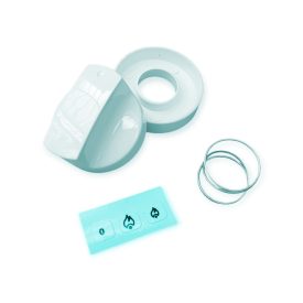   Gázláng gomb FEHÉR (gomb, rugó, PIKTOGRAMOS matrica, alátét karika) HM 5000 HM 5003 HM 5010C HM 5016