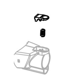   HM2061 HM2061A porszívó nyító gomb rugóval toldócsőn/tartályon