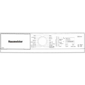    HAUSMEISTER HM 2604 KESKENY MOSÓGÉP 6KG 1000 FORDULAT INVERTER MOTOR