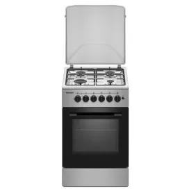    HAUSMEISTER HM 5020ML HŐLÉGKEVERÉSES INOX KOMBINÁLT TŰZHELY LEMEZTETŐVEL