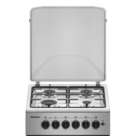    HAUSMEISTER HM 5020ML HŐLÉGKEVERÉSES INOX KOMBINÁLT TŰZHELY LEMEZTETŐVEL