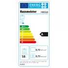 HAUSMEISTER HM 5020 HŐLÉGKEVERÉSES INOX KOMBINÁLT TŰZHELY
