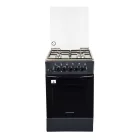 HAUSMEISTER HM 5021 HŐLÉGKEVERÉSES INOX/SZÜRKE KOMBINÁLT TŰZHELY