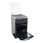 HAUSMEISTER HM 5021 HŐLÉGKEVERÉSES INOX/SZÜRKE KOMBINÁLT TŰZHELY