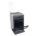 HAUSMEISTER HM 5021 HŐLÉGKEVERÉSES INOX/SZÜRKE KOMBINÁLT TŰZHELY
