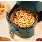 Air fryer sütőpapír kerek - 16cm - 50db - 2,5-5L forró levegős fritőzbe, 16×4,5 cm pl. HM 6932 HM6932 HM6931 HM 6931