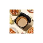 Air fryer sütőpapír kerek - 16cm - 50db - 2,5-5L forró levegős fritőzbe, 16×4,5 cm pl. HM 6932 HM6932 HM6931 HM 6931