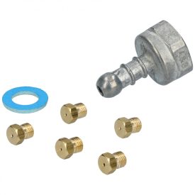   Tűzhely PB fuvóka átalakító készlet, lpg PB szett Hausmeister