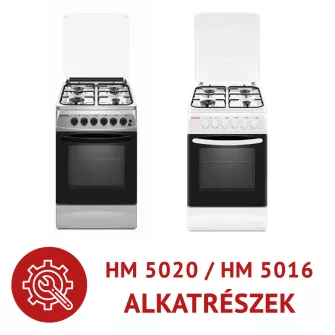 HM 5020 / HM 5016 / HM 5025 gáztűzhely alkatrészek