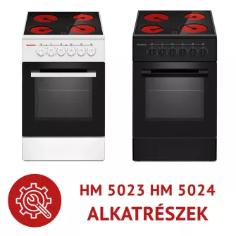 HM 5023 / HM 5024 kerámialapos tűzhely alkatrészek 
