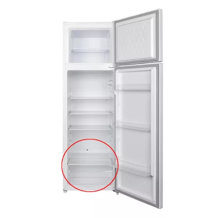 Hausmeister HM 3225 / HM 3504 hűtőszekrény zöldséges fiók feletti polc
