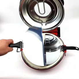   HM6149 Pizza sütő rozsdamentes acél fém lapát 28 cm - Hausmeister